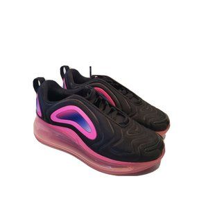 Nike Air Max 720 GS Black Laser Fuchsia Girls Size 3.5Y 5 W EUR 35.5 AQ3196-007